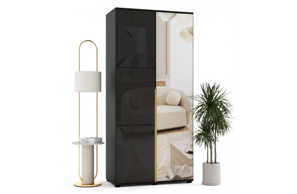 Szafa uchylna dwudrzwiowa z lustrem i lacobelem na wymiar Azora - design i funkcjonalnosc w parze