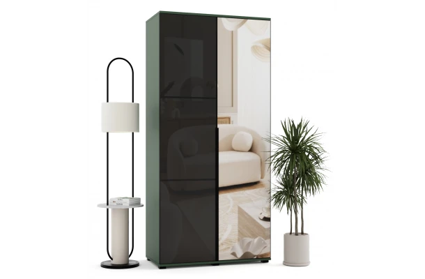 Szafa uchylna dwudrzwiowa z lustrem i lacobelem na wymiar Azora - design i funkcjonalnosc w parze