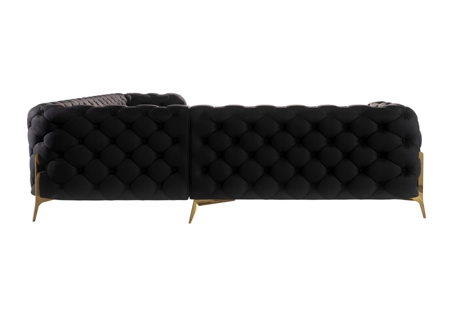 Narożnik sześcioosobowy pikowany glamour Chesterfield TEO HIGH 2+E+3 Narożnik sześcioosobowy pikowany glamour Chesterfield TEO HIGH 2+E+3
