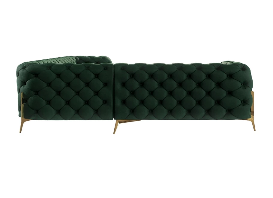 Narożnik sześcioosobowy pikowany glamour Chesterfield TEO HIGH 2+E+3 Narożnik sześcioosobowy pikowany glamour Chesterfield TEO HIGH 2+E+3