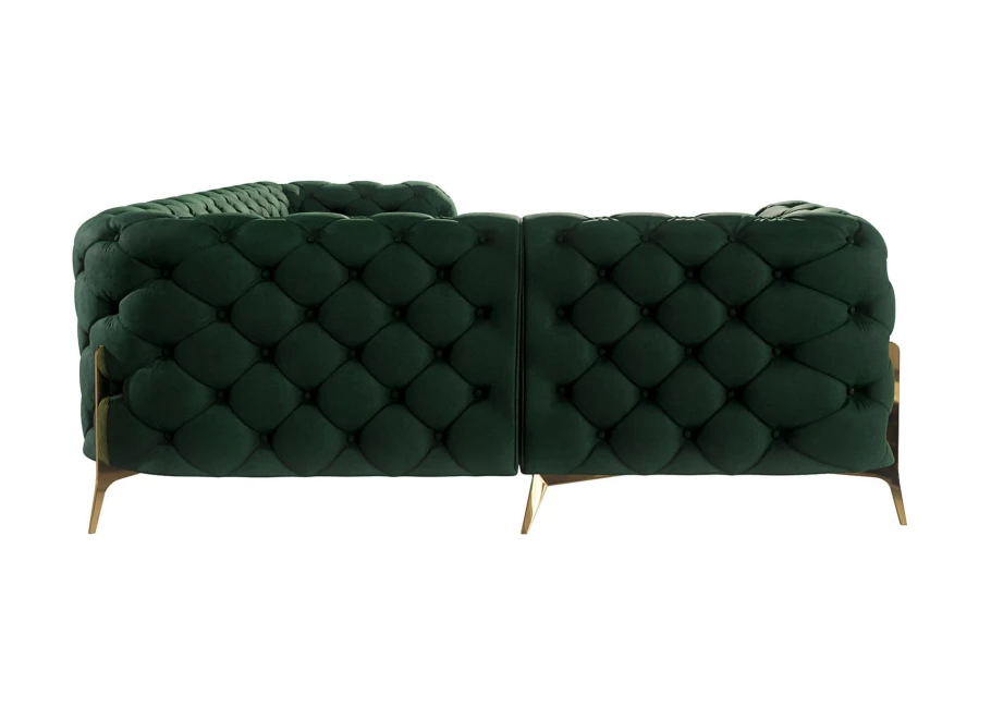 Narożnik czteroosobowy luksusowy pikowany Chesterfield TEO HIGH 1+E+2 Narożnik czteroosobowy luksusowy pikowany Chesterfield TEO HIGH 1+E+2