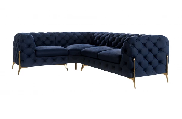 Narożnik czteroosobowy luksusowy pikowany Chesterfield TEO HIGH 1+E+2 - design i funkcjonalnosc w parze Narożnik czteroosobowy luksusowy pikowany Chesterfield TEO HIGH 1+E+2 - design i funkcjonalnosc w parze