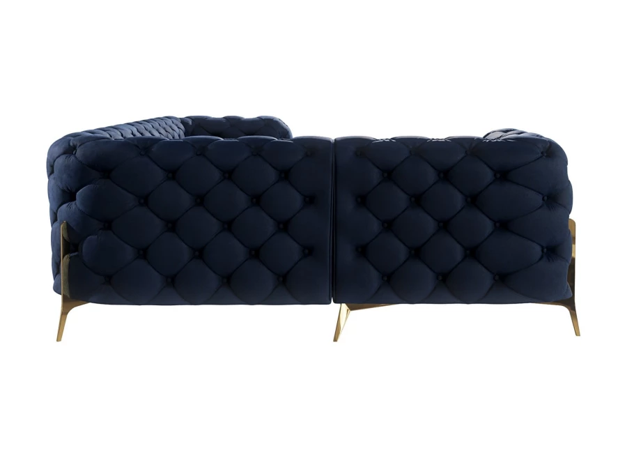 Narożnik czteroosobowy luksusowy pikowany Chesterfield TEO HIGH 1+E+2 Narożnik czteroosobowy luksusowy pikowany Chesterfield TEO HIGH 1+E+2