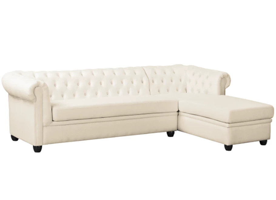 Narożnik pięcioosobowy pikowany Chesterfield SYDNEY OT