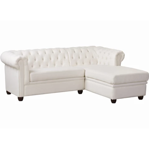 Narożnik czteroosobowy pikowany Chesterfield SYDNEY OT