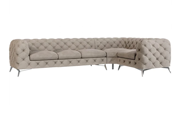Narożnik pięcioosobowy luksusowy pikowany Chesterfield TEO 3+E+1 - luksusowe Narożnik pięcioosobowy luksusowy pikowany Chesterfield TEO 3+E+1 - luksusowe