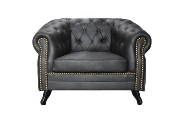 Fotel pikowany Chesterfield Gowel - fotele