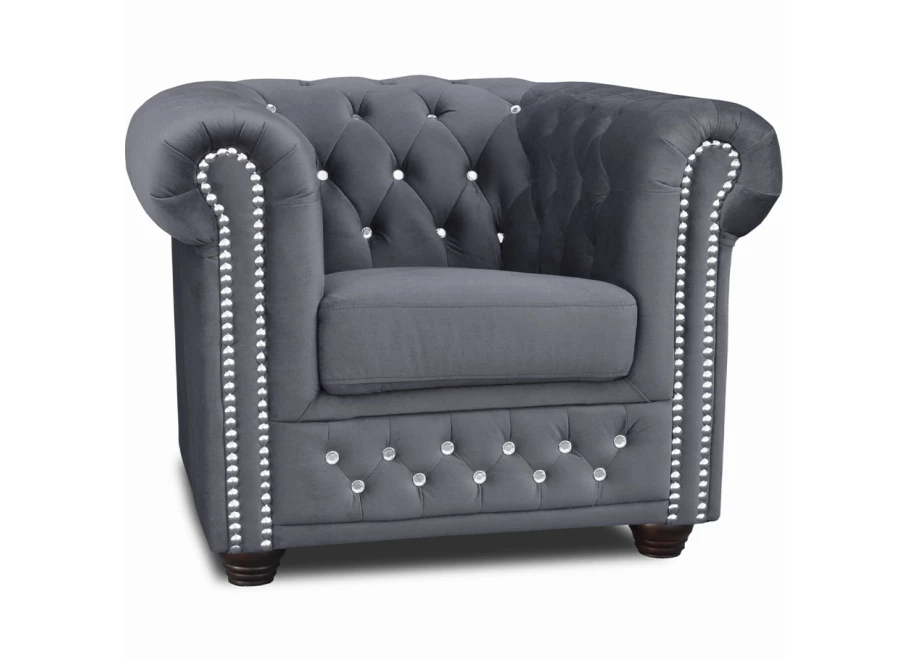 Fotel pikowany FELIX BLINK Chesterfield