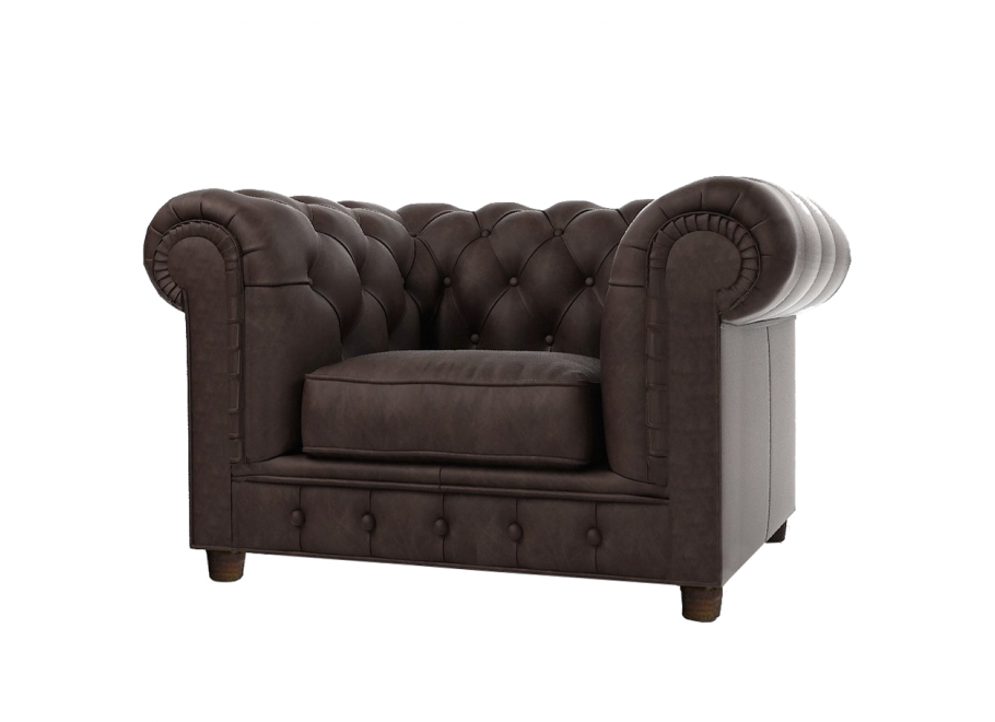 Chesterfield fotel pikowany SOLARIS 3