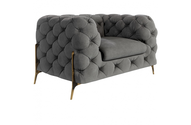 Fotel pikowany chesterfield TEO HIGH glamour