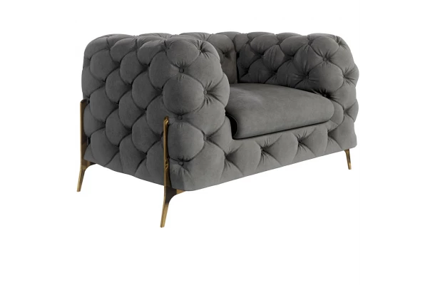 Fotel pikowany chesterfield TEO HIGH glamour - fotele Fotel pikowany chesterfield TEO HIGH glamour - fotele