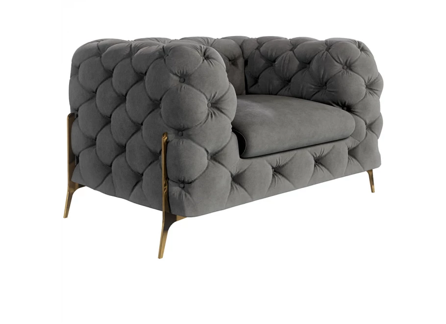 Fotel pikowany chesterfield TEO HIGH glamour Fotel pikowany chesterfield TEO HIGH glamour