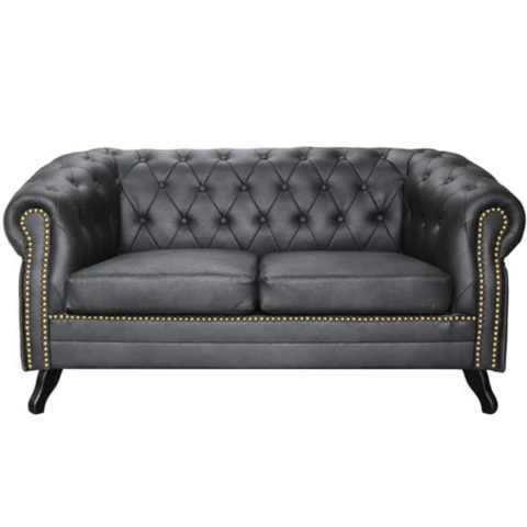 Sofa dwuosobowa pikowana Chesterfield GOWEL