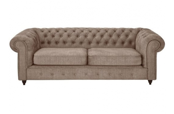 Sofa trzyosobowa pikowana Chesterfield VALENCIA