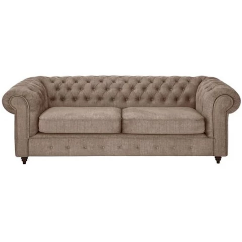 Sofa trzyosobowa pikowana Chesterfield VALENCIA