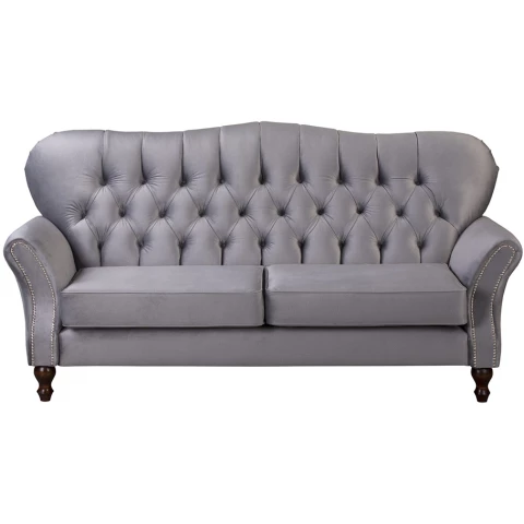 Sofa trzyosobowa pikowana glamour Chesterfield  BOGOTA