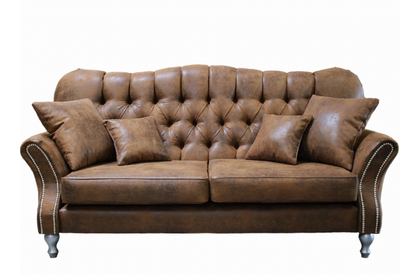Sofa dwuosobowa pikowana glamour Chesterfield BOGOTA