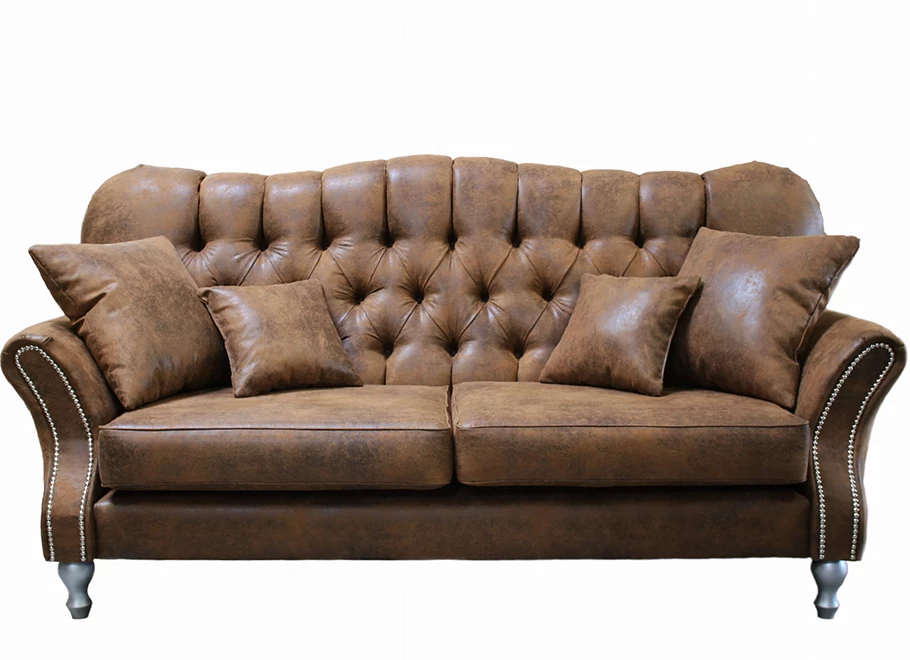 Sofa dwuosobowa pikowana glamour Chesterfield BOGOTA