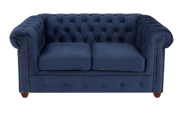 Sofa dwuosobowa pikowana Chesterfield VINCENT - meble