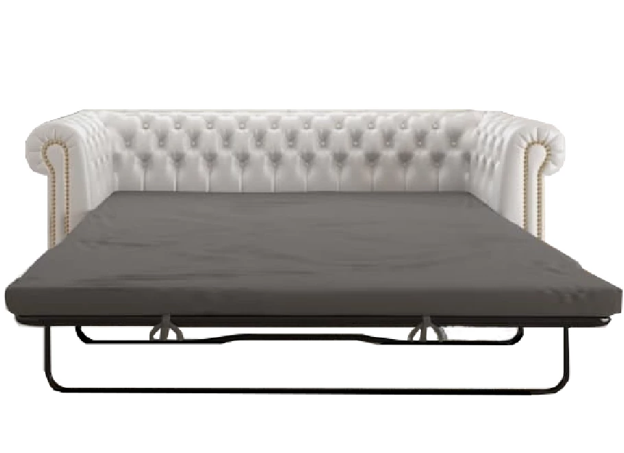 Sofa trzyosobowa z funkcją spania pikowana Chesterfield FELIX BLINK 3
