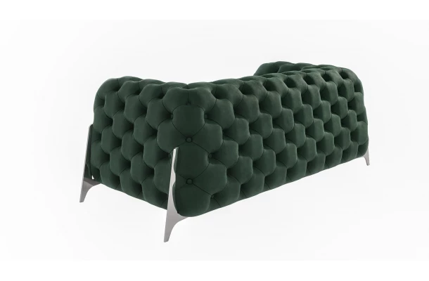 Sofa dwuosobowa pikowana glamour Chesterfield KALIFORNIA 2 - stylowe Sofa dwuosobowa pikowana glamour Chesterfield KALIFORNIA 2 - stylowe