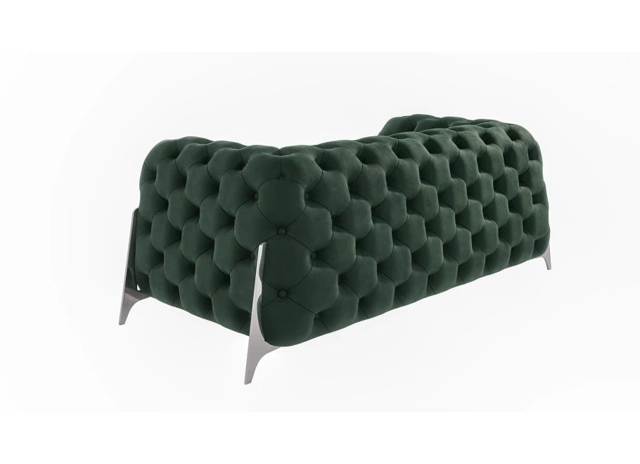 Sofa dwuosobowa pikowana glamour Chesterfield KALIFORNIA 2 Sofa dwuosobowa pikowana glamour Chesterfield KALIFORNIA 2