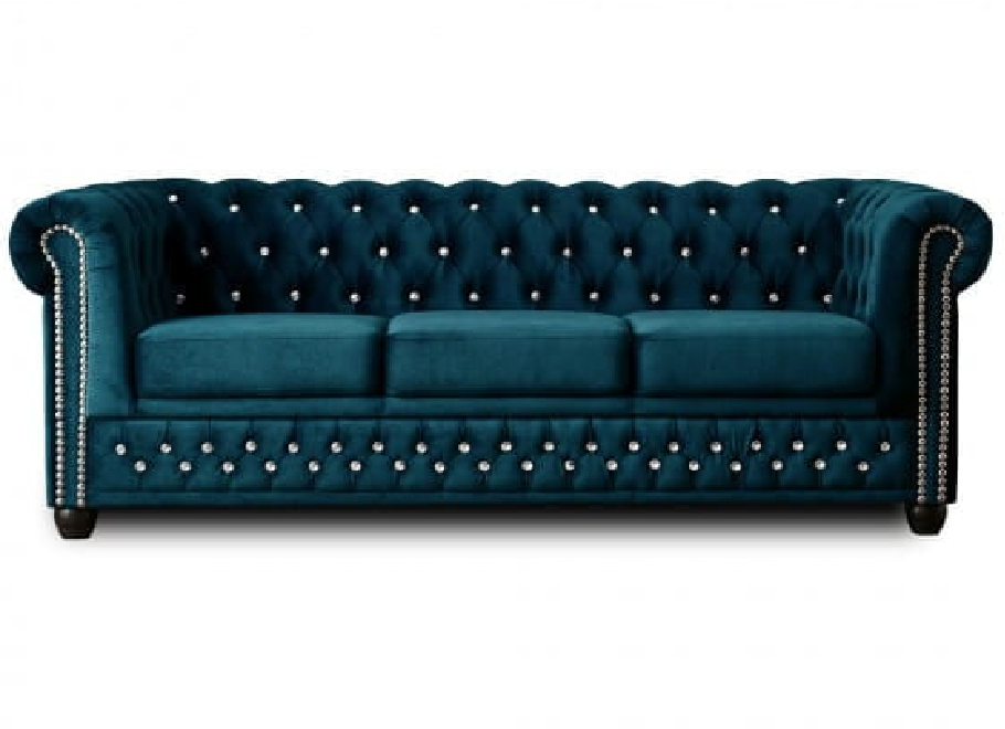 Sofa trzyosobowa pikowana Chesterfield FELIX BLINK 3 3