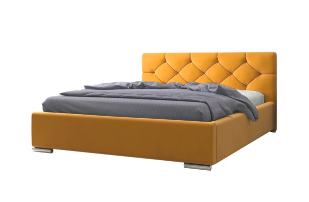 Łóżko tapicerowane glamour SLIM - łóżka