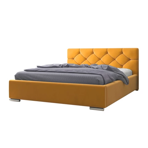Łóżko tapicerowane glamour SLIM