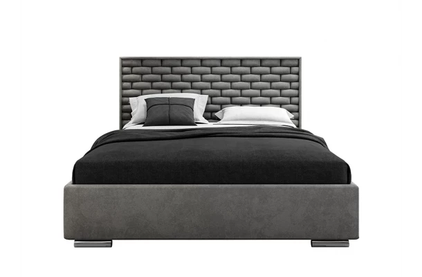 Łóżko tapicerowane glamour KING BED - łóżka