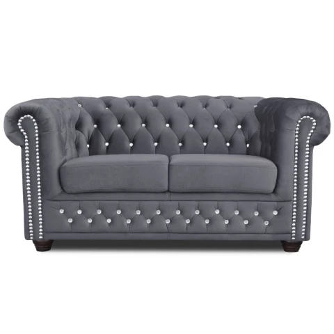 Sofa dwuosobowa pikowana Chesterfield FELIX BLINK 2