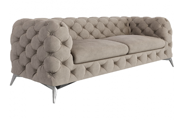 Sofa trzyosobowa  pikowana glamour Chesterfield TEO 2,5