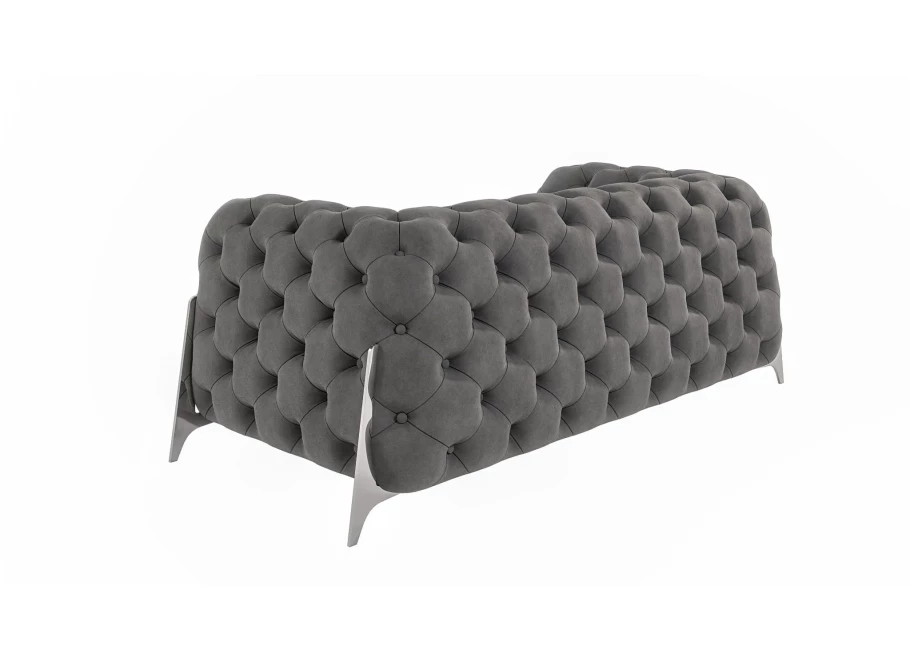 Sofa dwuosobowa pikowana glamour Chesterfield KALIFORNIA 2 Sofa dwuosobowa pikowana glamour Chesterfield KALIFORNIA 2