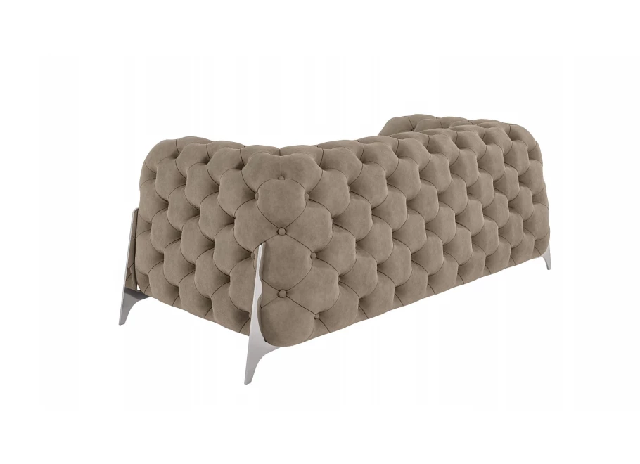 Sofa dwuosobowa pikowana glamour Chesterfield KALIFORNIA 2 Sofa dwuosobowa pikowana glamour Chesterfield KALIFORNIA 2