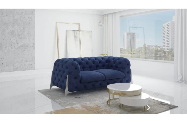 Sofa dwuosobowa pikowana glamour Chesterfield KALIFORNIA 2 - design i funkcjonalnosc w parze Sofa dwuosobowa pikowana glamour Chesterfield KALIFORNIA 2 - design i funkcjonalnosc w parze
