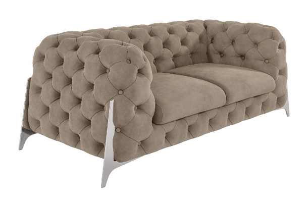 Sofa dwuosobowa pikowana glamour Chesterfield KALIFORNIA 2