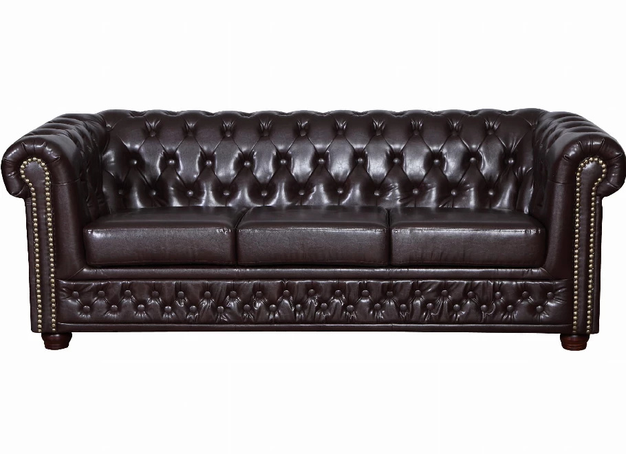 Sofa trzyosobowa pikowana Chesterfield FELIX 3