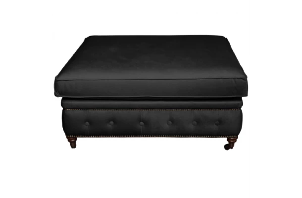 Puf pikowany glamour 100x100 VINCENT - design i funkcjonalnosc w parze