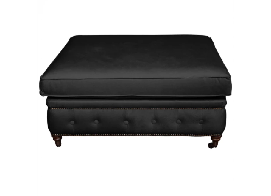 Puf pikowany glamour 100x100 VINCENT