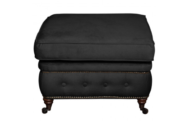 Puf pikowany glamour 75x70 VINCENT