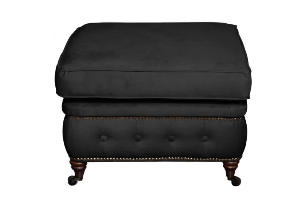 Puf pikowany glamour 75x70 VINCENT - design i funkcjonalnosc w parze