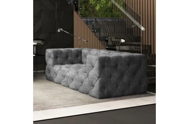 Sofa dwuosobowa pikowana premium Chesterfield BENTLEY - design i funkcjonalnosc w parze
