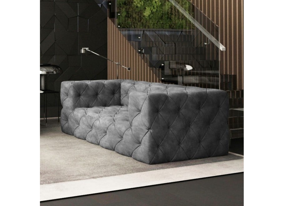 Sofa dwuosobowa pikowana premium Chesterfield BENTLEY 18