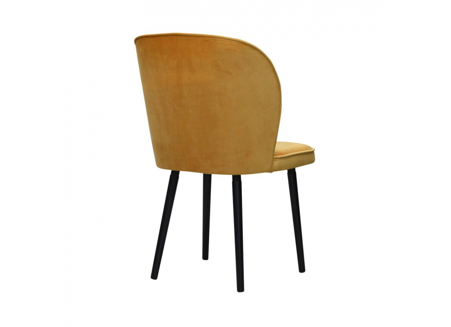 Krzesło tapicerowane czarne SELO 3