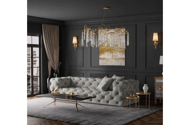 Sofa dwuosobowa pikowana premium Chesterfield BENTLEY - design i funkcjonalnosc w parze