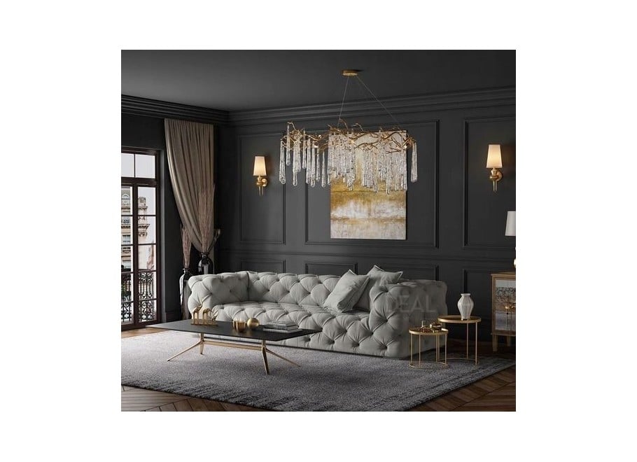 Sofa dwuosobowa pikowana premium Chesterfield BENTLEY 19