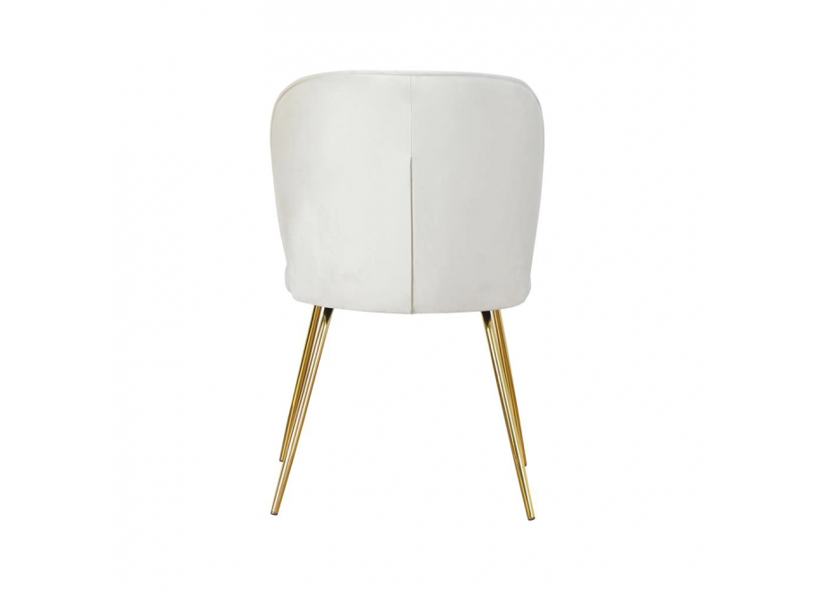 Krzesło tapicerowane złota SELO 5