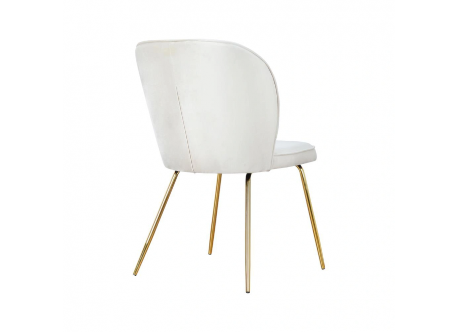 Krzesło tapicerowane złota SELO 3