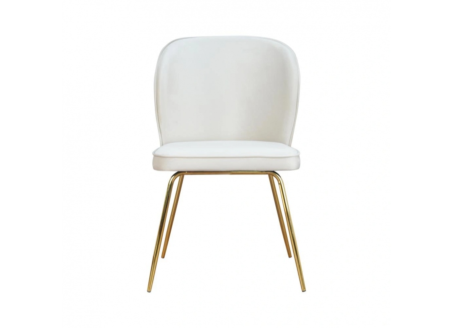 Krzesło tapicerowane złota SELO 2