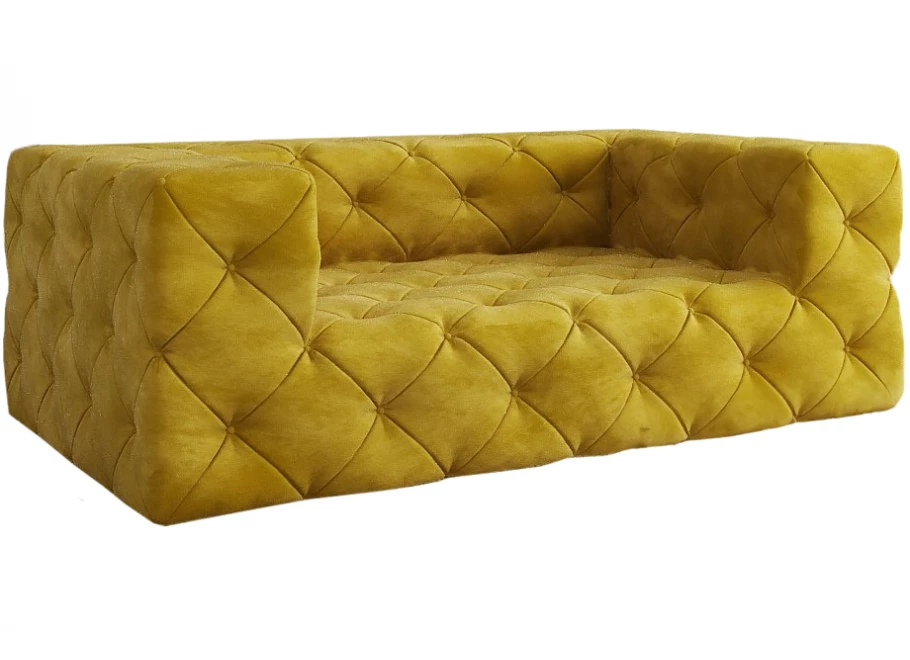 Sofa dwuosobowa pikowana premium Chesterfield BENTLEY